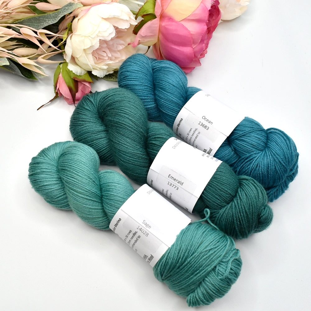 4 ply Supreme Sock Yarn Hand Dyed Sage| Sock Yarn | Sally Ridgway | Shop Wool, Felt and Fibre Online