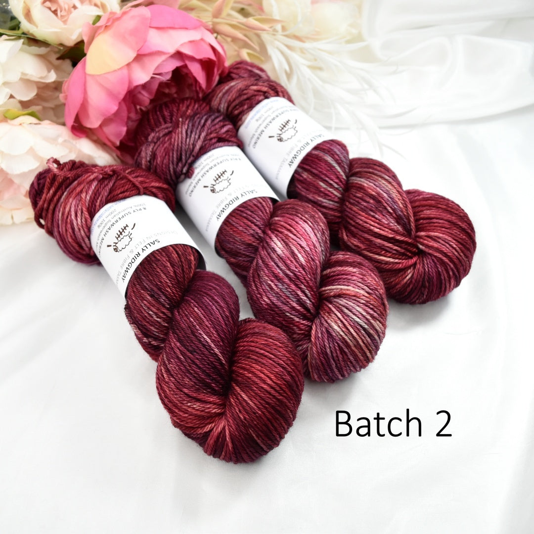 Blackberry 8 Ply Superwash 100% Merino Yarn| 8 Ply Superwash Merino Yarn | Sally Ridgway | Shop Wool, Felt and Fibre Online