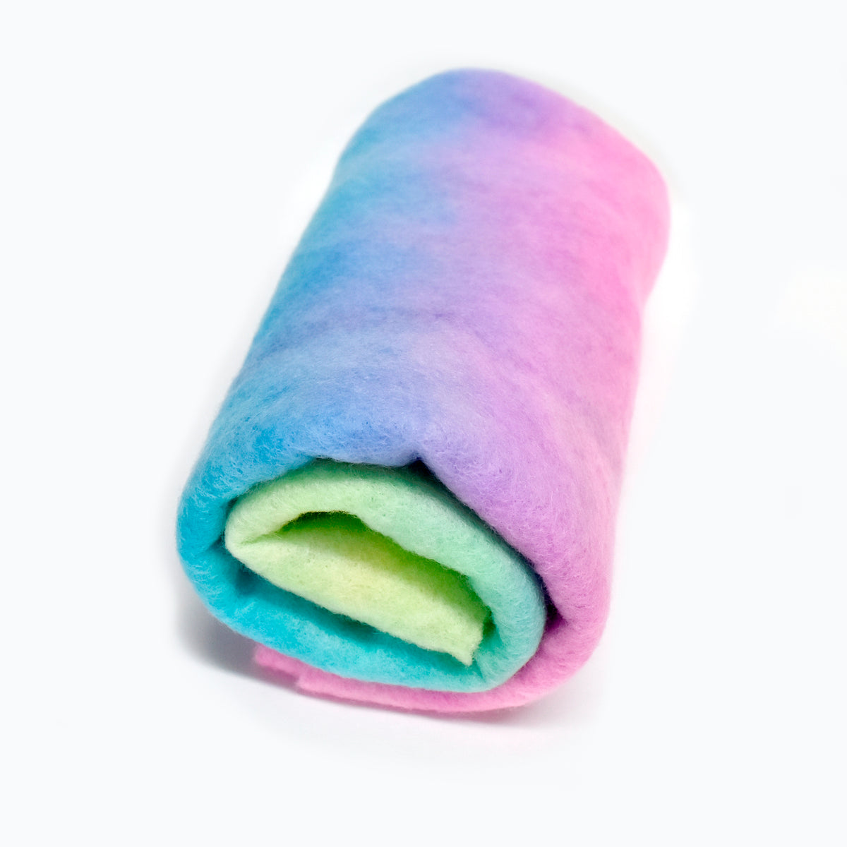 Hand Dyed Merino Wool Prefelt Rainbow| Merino Wool Batts | Sally Ridgway | Shop Wool, Felt and Fibre Online