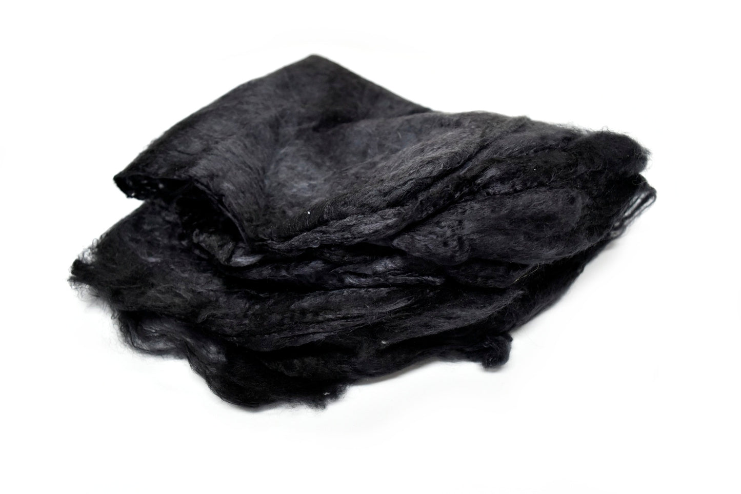 Mulberry Silk Hankies Hand Dyed Soot| Silk Hankies | Sally Ridgway | Shop Wool, Felt and Fibre Online
