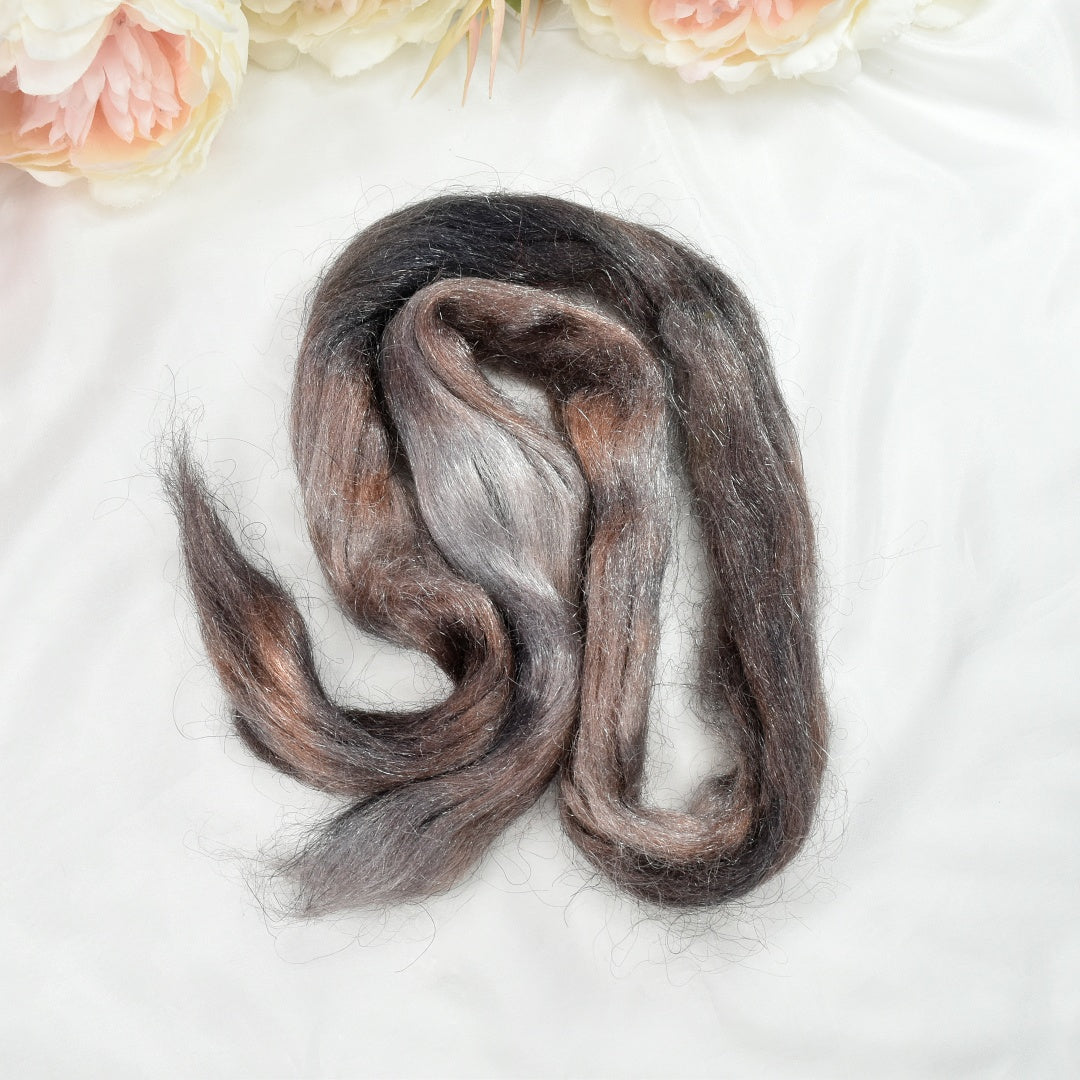 Firestar Fibre Trilobal Nylon Hand Dyed Wombat| Firestar Fibre | Sally Ridgway | Shop Wool, Felt and Fibre Online