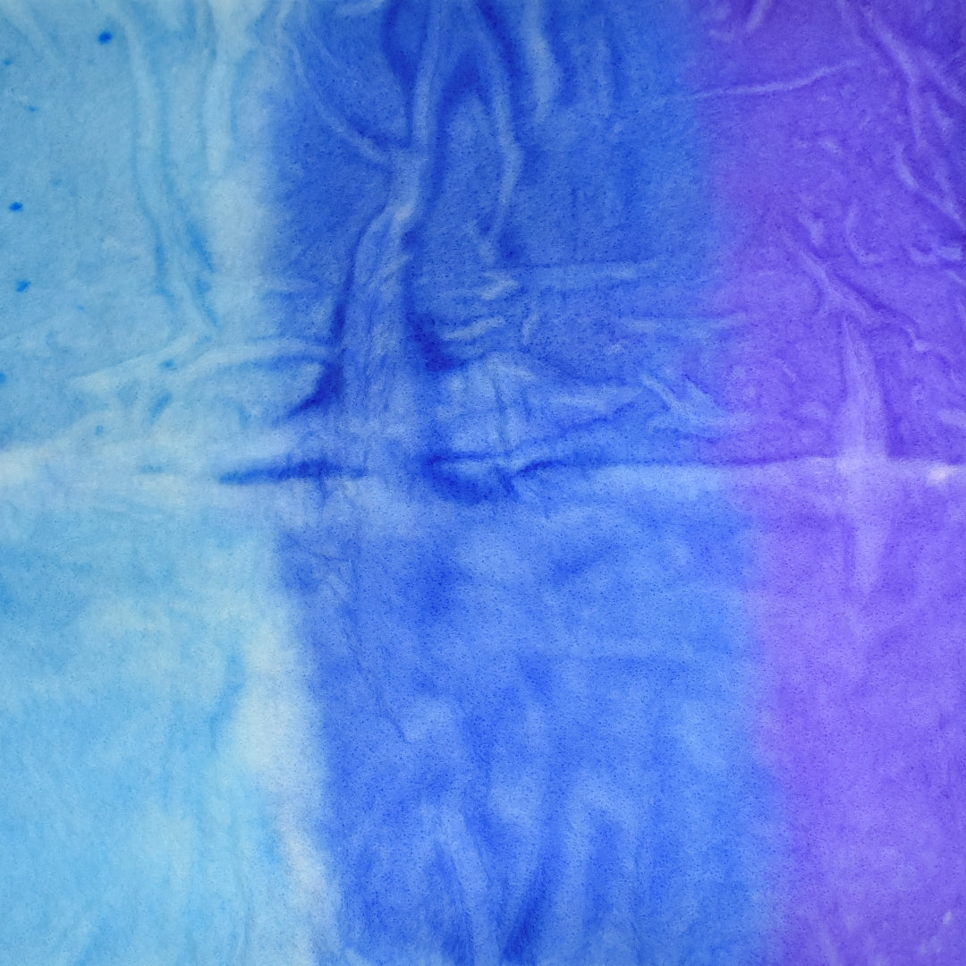 Hand Dyed Merino Wool Prefelt Purple Opal