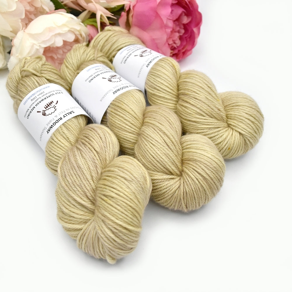 Mocha on 8 Ply Superwash 100% Merino Yarn-8 Ply Superwash Merino Yarn-3-Sally Ridgway Designs in Felt & Fibre