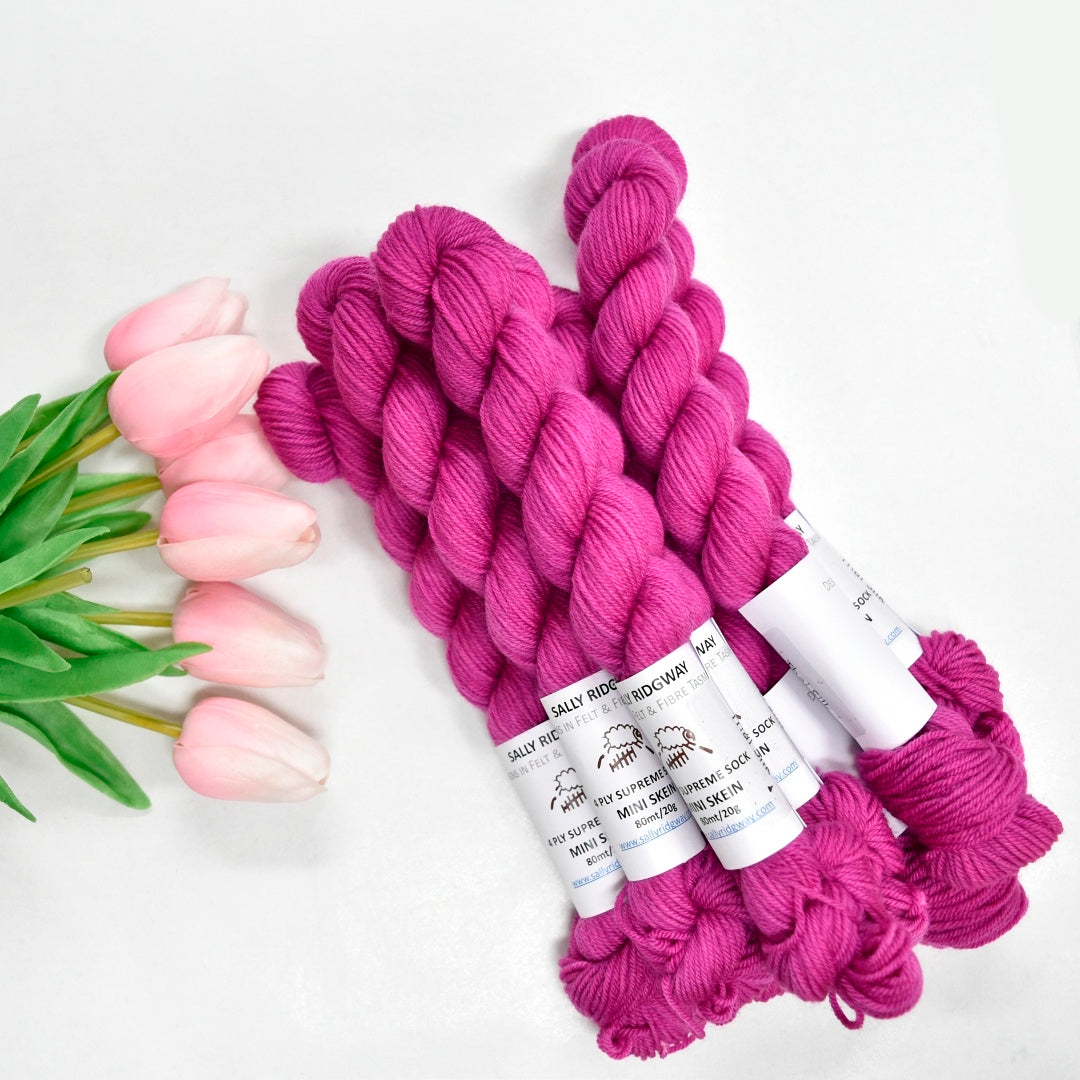 Thai Silk Mini Skeins 4 Ply Supreme Sock Yarn