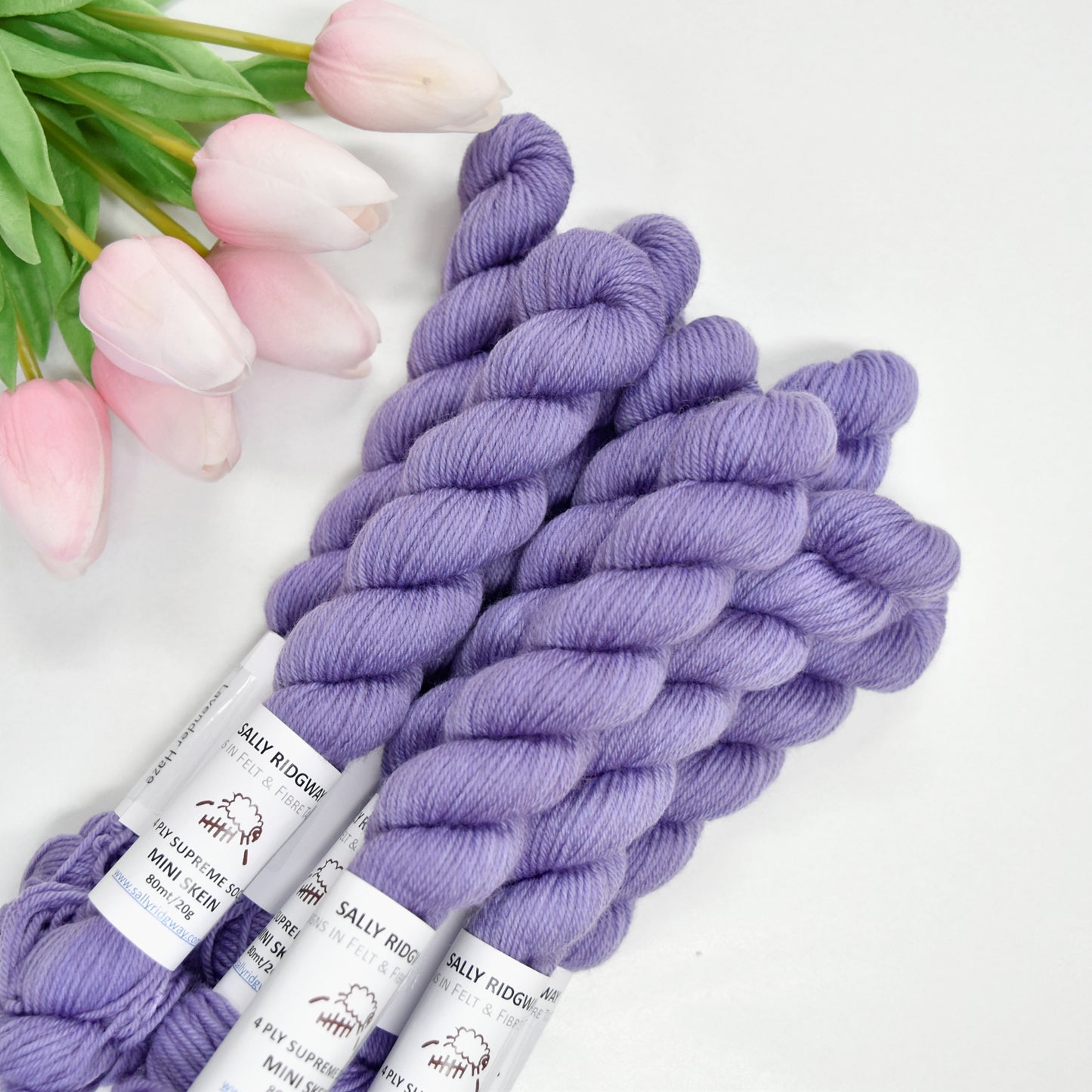 Lavender Haze Mini Skeins 4 Ply Supreme Sock Yarn