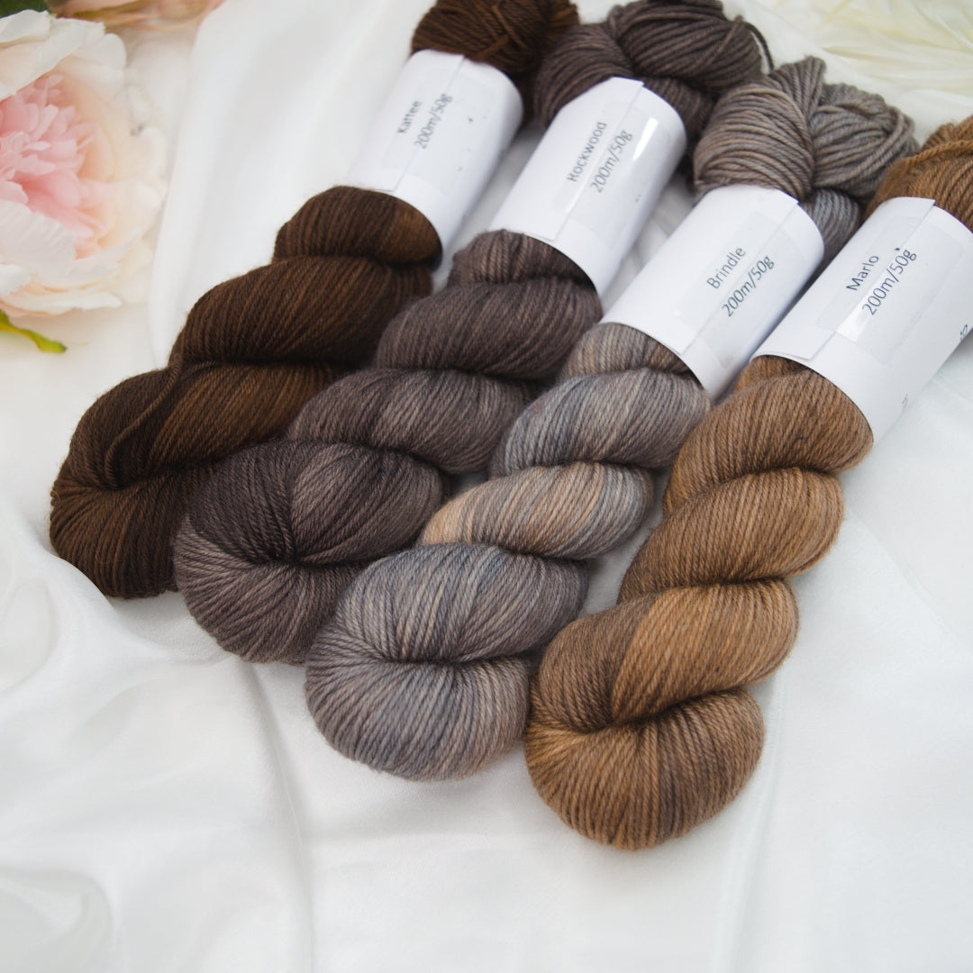 Marlo 50g Midi Half Skein-4 Ply Midi Skeins-3-Sally Ridgway Designs in Felt & Fibre