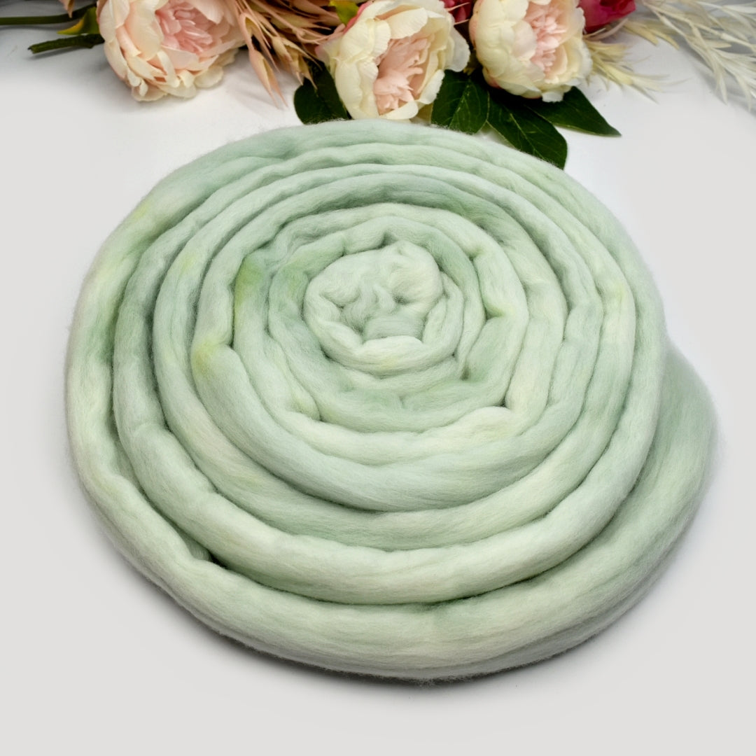 Tasmanian Merino Wool Combed Top Sea Spray| Merino Wool Tops | Sally Ridgway | Shop Wool, Felt and Fibre Online