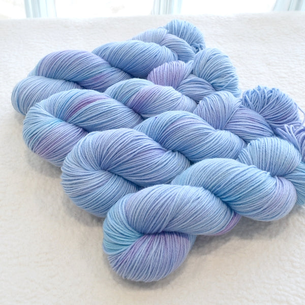 4 ply Supreme Sock Yarn Hand Dyed Icicle 13323-Sock Yarn-2-Sally Ridgway Designs in Felt & Fibre