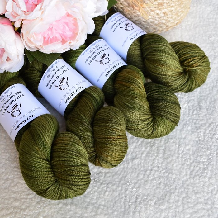 8 Ply DK Pure Merino Wool Yarn in Inverness-8 ply Pure Merino Yarn-2-Sally Ridgway Designs in Felt & Fibre
