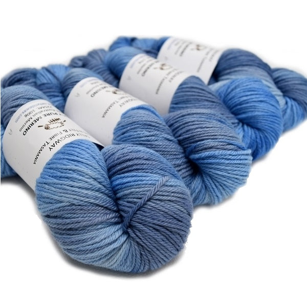 8 Ply DK Pure Merino Wool Yarn - Denim Drift 12845| 8 ply Pure Merino Yarn | Sally Ridgway | Shop Wool, Felt and Fibre Online