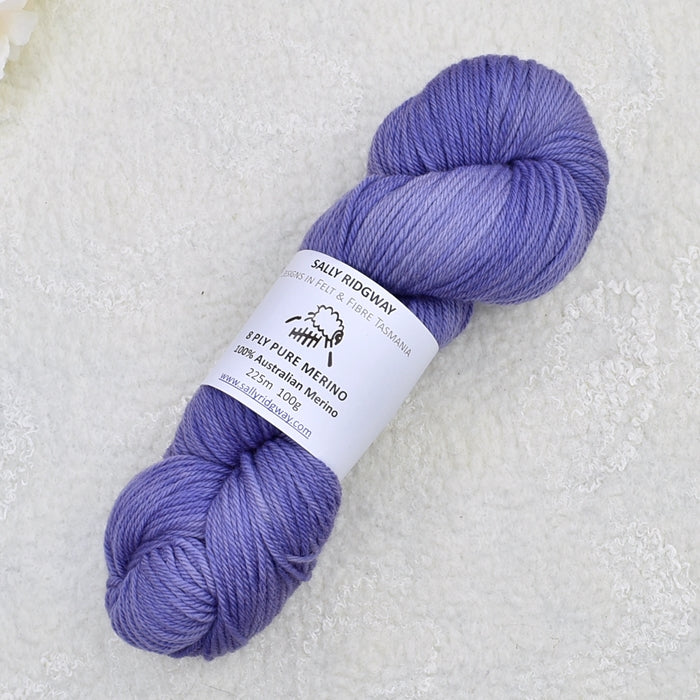 8 Ply Pure Merino Wool Yarn in Imperial Blue-8 ply Pure Merino Yarn-3-Sally Ridgway Designs in Felt & Fibre
