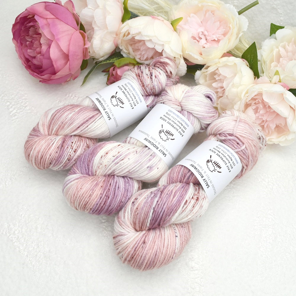 8 ply Supreme Sock in Snow Leopard| 8 Ply Supreme Sock | Sally Ridgway | Shop Wool, Felt and Fibre Online