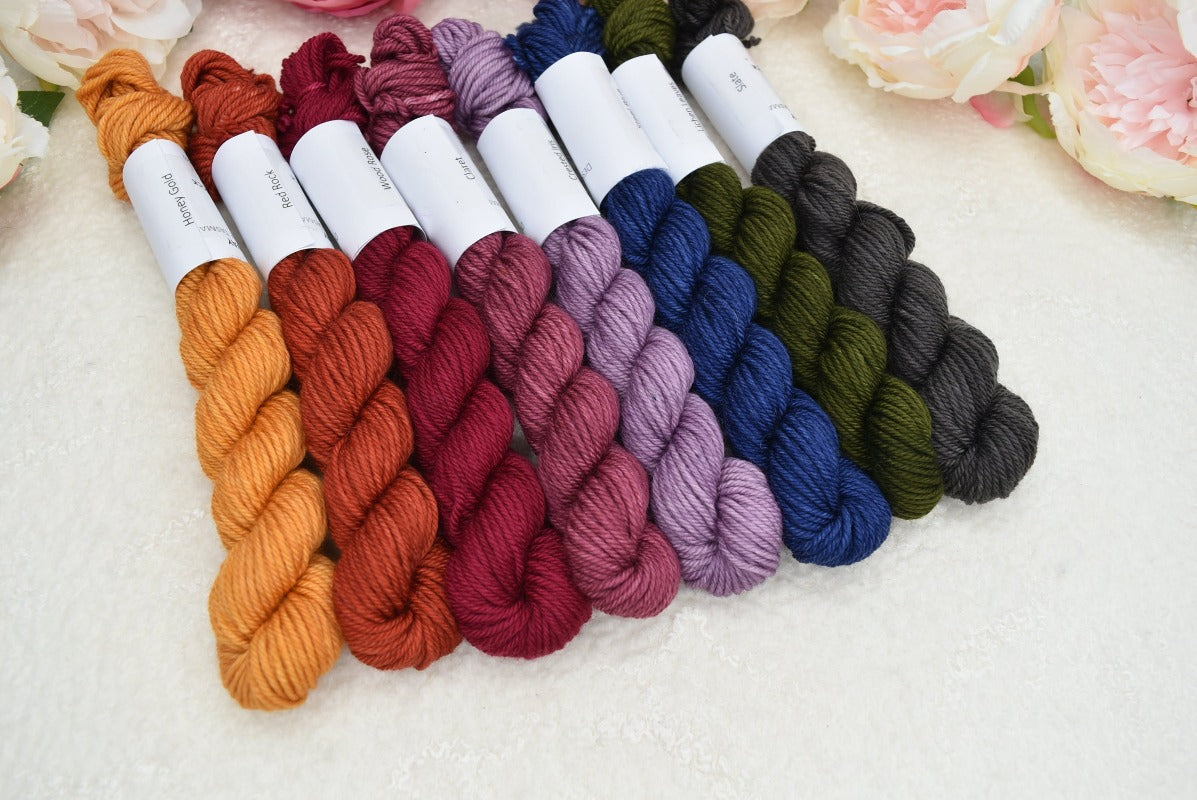 8 Ply Supreme Sock Mini Skein in Red Rock| 8 Ply Mini Skeins | Sally Ridgway | Shop Wool, Felt and Fibre Online