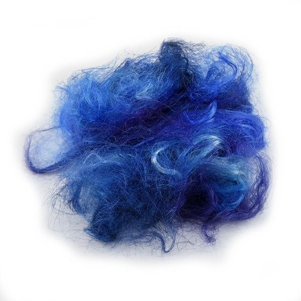Firestar Fibre Hand Dyed Trilobal Nylon Blue 12912-Firestar Fibre-3-20 grams-Sally Ridgway Designs in Felt & Fibre