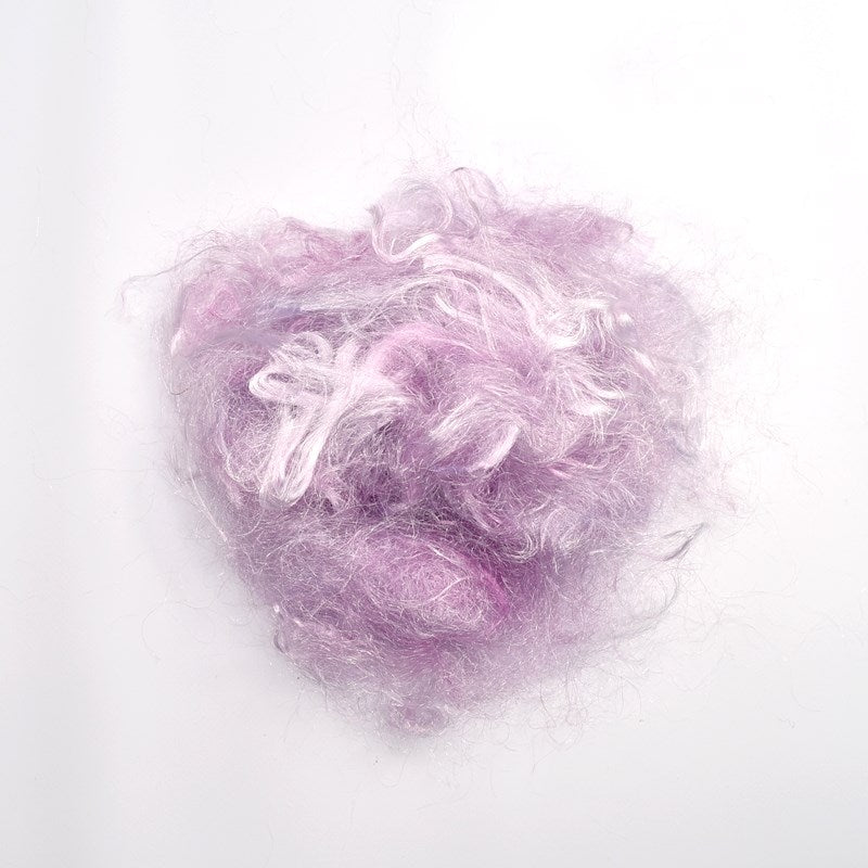Firestar Fibre Hand Dyed Trilobal Nylon Lilac Icicles-Firestar Fibre-3-20 grams-Sally Ridgway Designs in Felt & Fibre