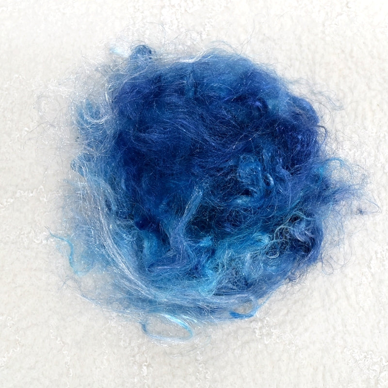 Firestar Fibre Hand Dyed Trilobal Nylon Ocean 13408-Firestar Fibre-4-20 grams-Sally Ridgway Designs in Felt & Fibre