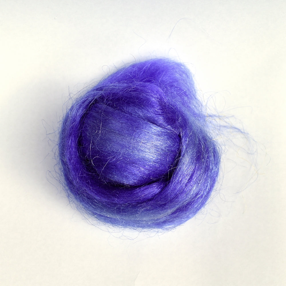 Firestar Fibre Trilobal Nylon Hand Dyed Empress-Firestar Fibre-1-20 grams-Sally Ridgway Designs in Felt & Fibre