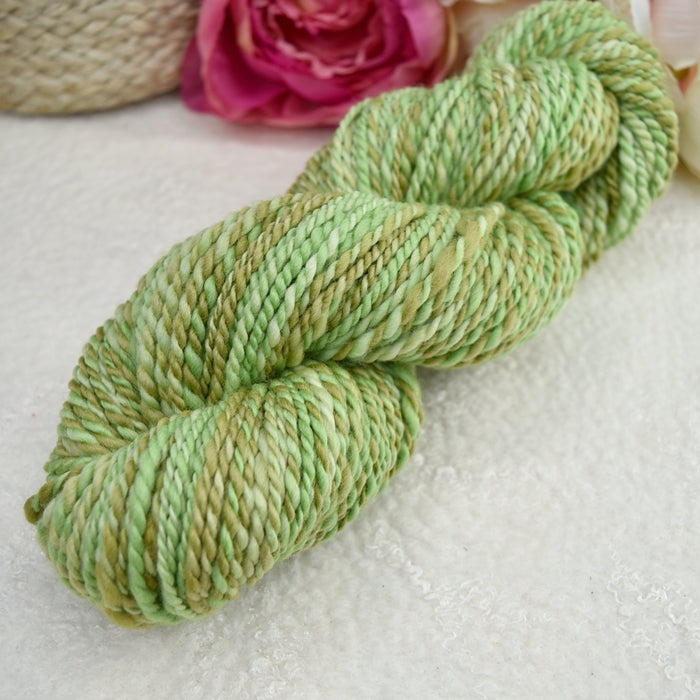 Hand Spun Tasmanian Merino Wool Chunky Yarn in Daintree 12989-Hand Spun Yarn-2-88 mt-Sally Ridgway Designs in Felt & Fibre