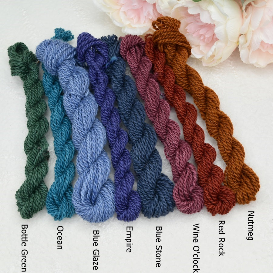 Australian Border Leicester Wool Top Hand Dyed Empire-Border Leicester-4-100 grams-Sally Ridgway Designs in Felt & Fibre