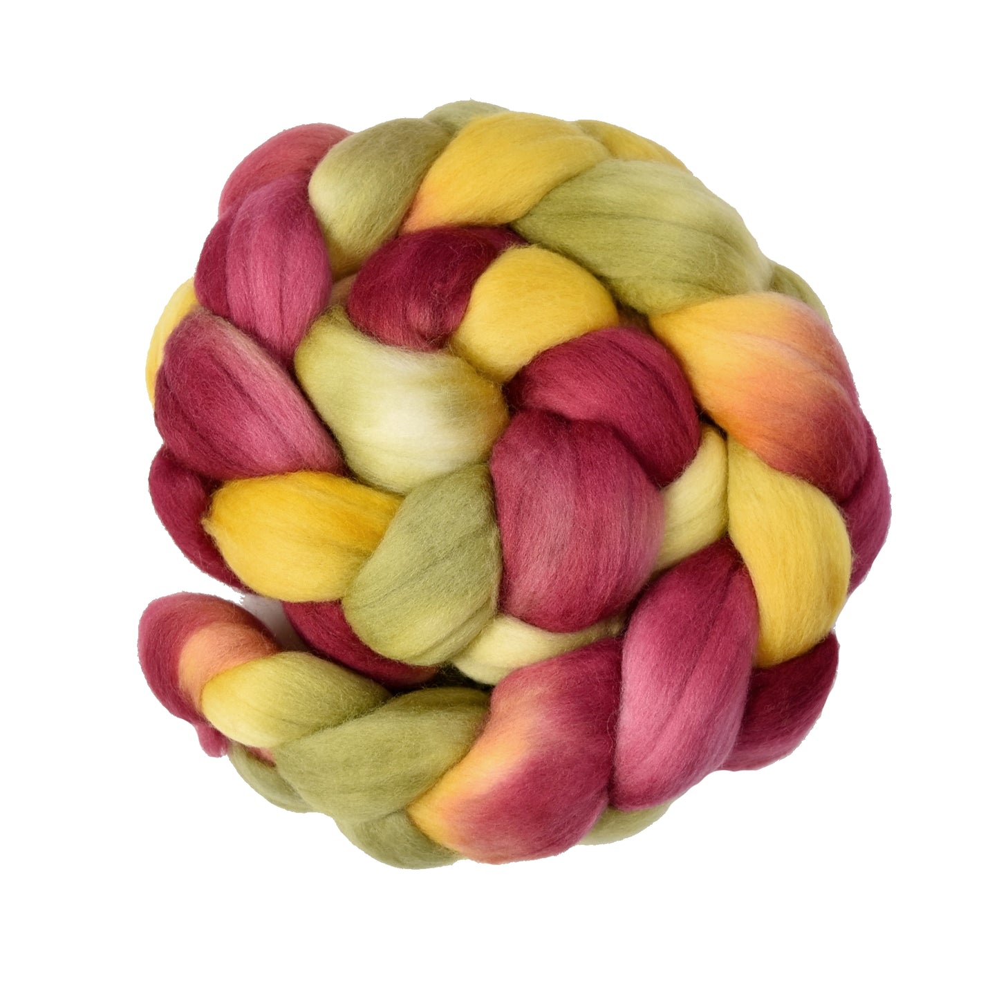 Tasmanian Merino Wool Combed Top Apples & Pears 13434-Merino wool tops-2-100 grams-Sally Ridgway Designs in Felt & Fibre