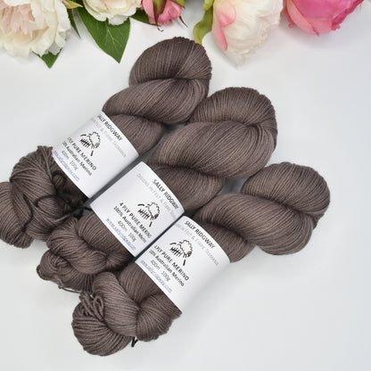 4 Ply Pure Australian Merino Wool Yarn Sable-4 Ply Pure Merino Yarn-Sally Ridgway Designs in Felt &amp; Fibre