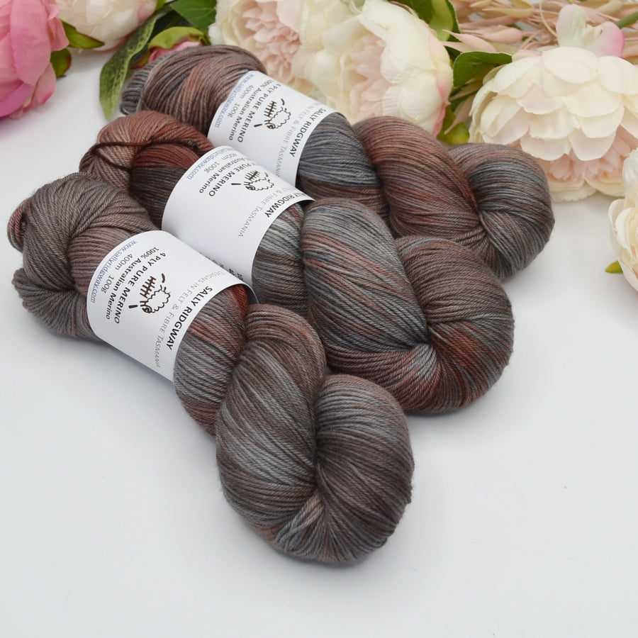 4 Ply Pure Australian Merino Wool Yarn Rock Wallaby| 4 Ply Pure Merino Yarn | Sally Ridgway | Shop Wool, Felt and Fibre Online