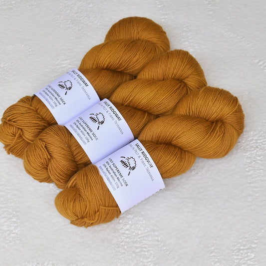 4 ply Supreme Sock Knitting Yarn Hand Dyed Honey Comb| Sock Yarn | Sally Ridgway | Shop Wool, Felt and Fibre Online