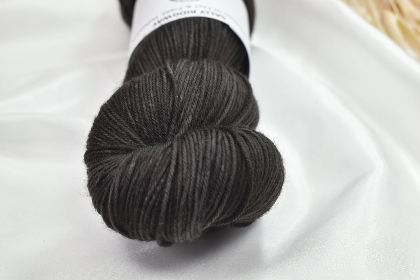 4 ply Supreme Sock Yarn Hand Dyed Dark Brown-Sock Yarn-2-Sally Ridgway Designs in Felt &amp; Fibre