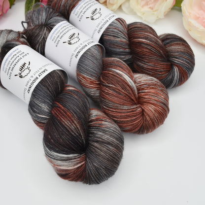 4 ply Supreme Sock Yarn Hand Dyed Rock Wallaby| Sock Yarn | Sally Ridgway | Shop Wool, Felt and Fibre Online