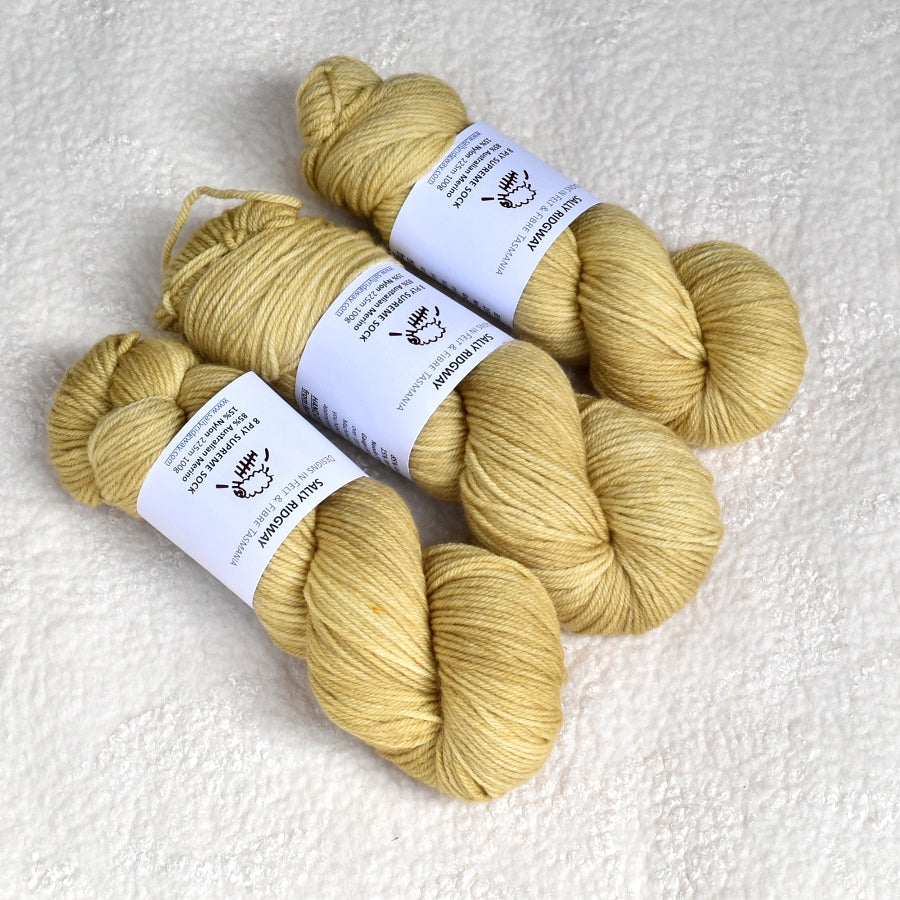8 ply Supreme Sock in Asparagus| 8 Ply Supreme Sock | Sally Ridgway | Shop Wool, Felt and Fibre Online