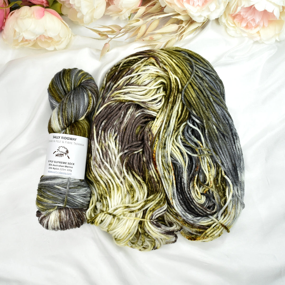 8 Ply Supreme Sock in Forest Walk| 8 Ply Supreme Sock | Sally Ridgway | Shop Wool, Felt and Fibre Online