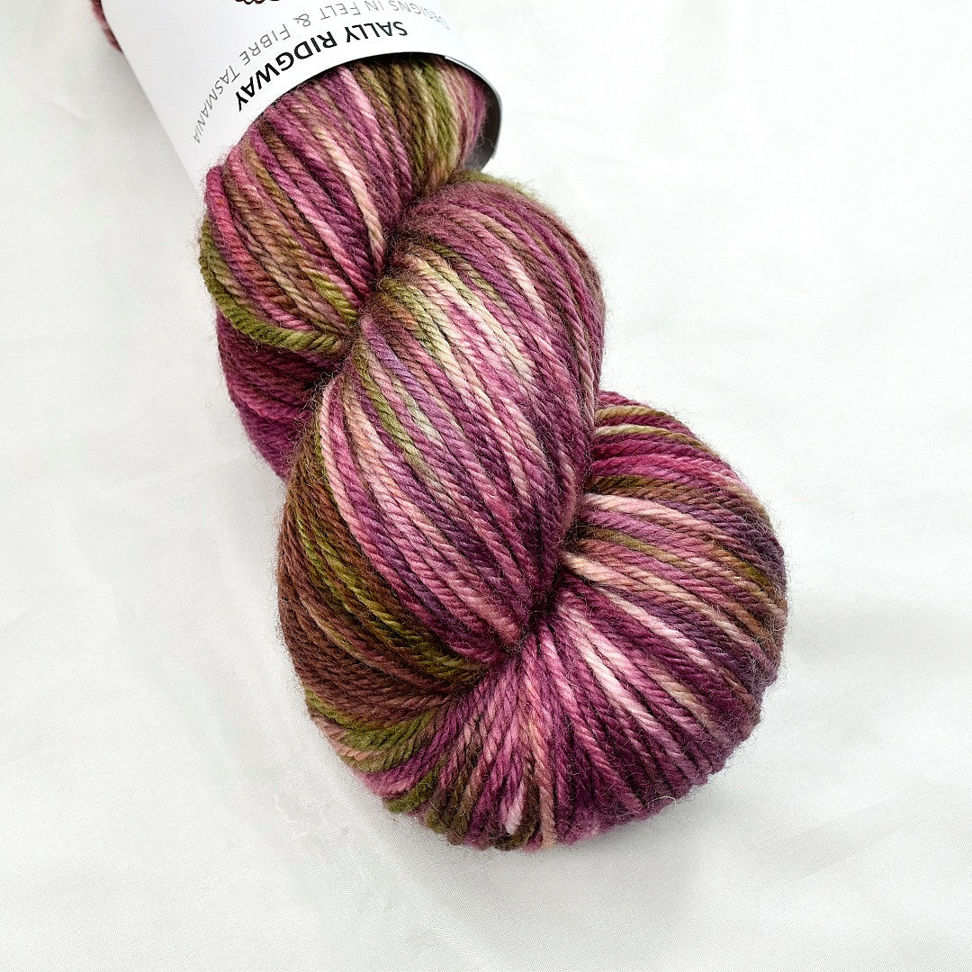 8 ply Supreme Sock in Rose Garden-8 Ply Supreme Sock-2-Sally Ridgway Designs in Felt &amp; Fibre