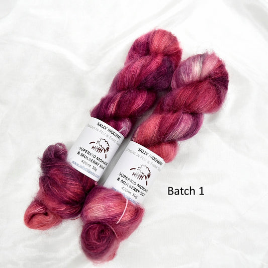 Superkid Mohair & Silk Hand Dyed Blackberry