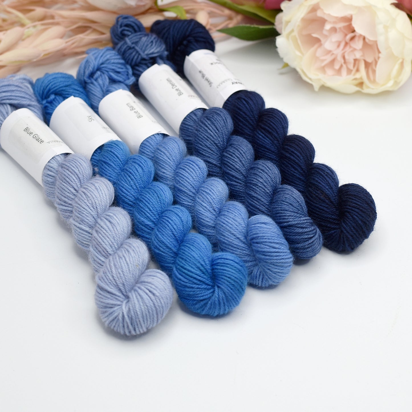 Mini Skeins 4 Ply Supreme Sock Yarn in Sky| Mini Skeins | Sally Ridgway | Shop Wool, Felt and Fibre Online