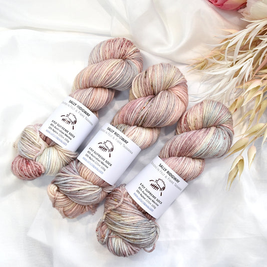 8 Ply Supreme Sock in Chantilly| 8 Ply Supreme Sock | Sally Ridgway | Shop Wool, Felt and Fibre Online
