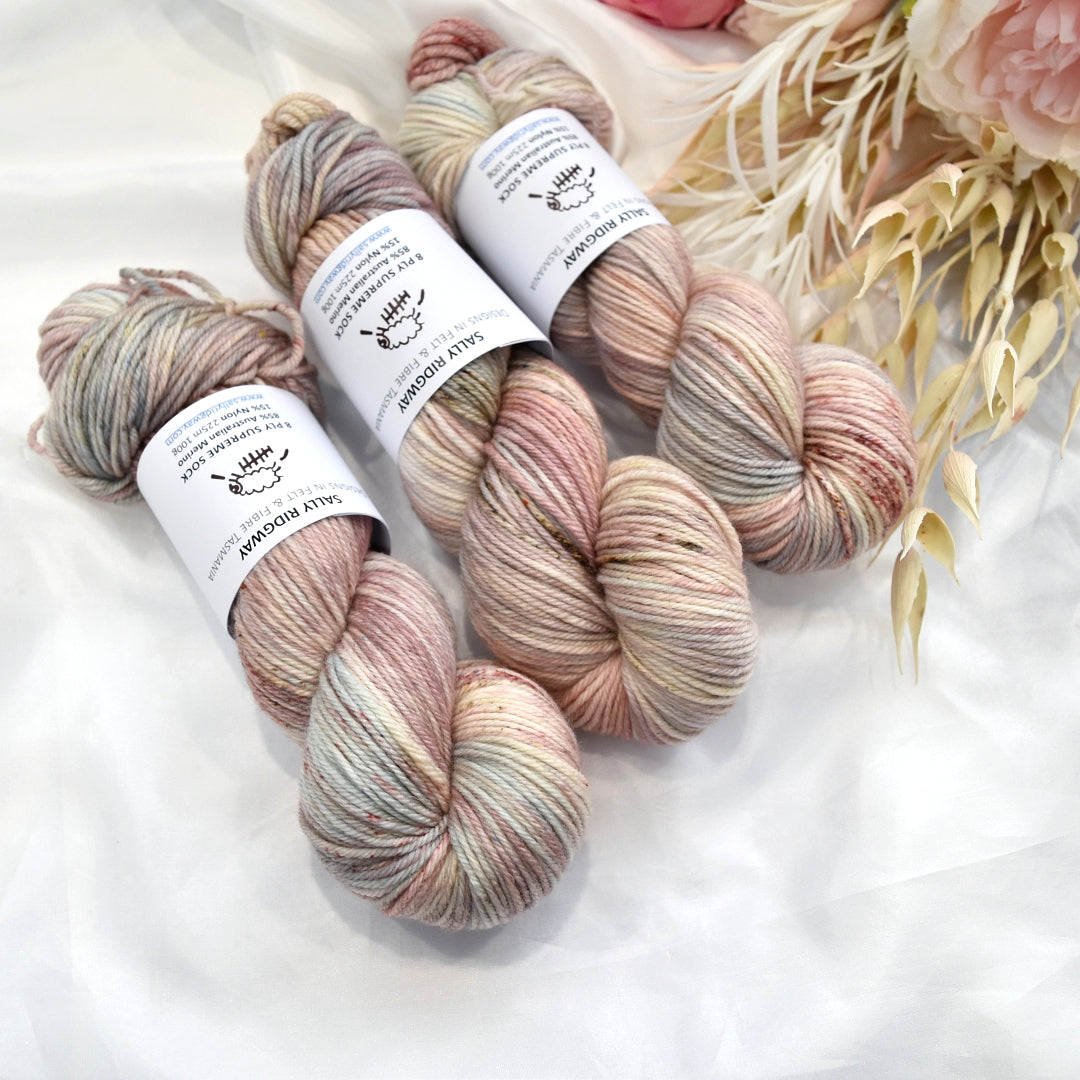 8 Ply Supreme Sock in Chantilly| 8 Ply Supreme Sock | Sally Ridgway | Shop Wool, Felt and Fibre Online