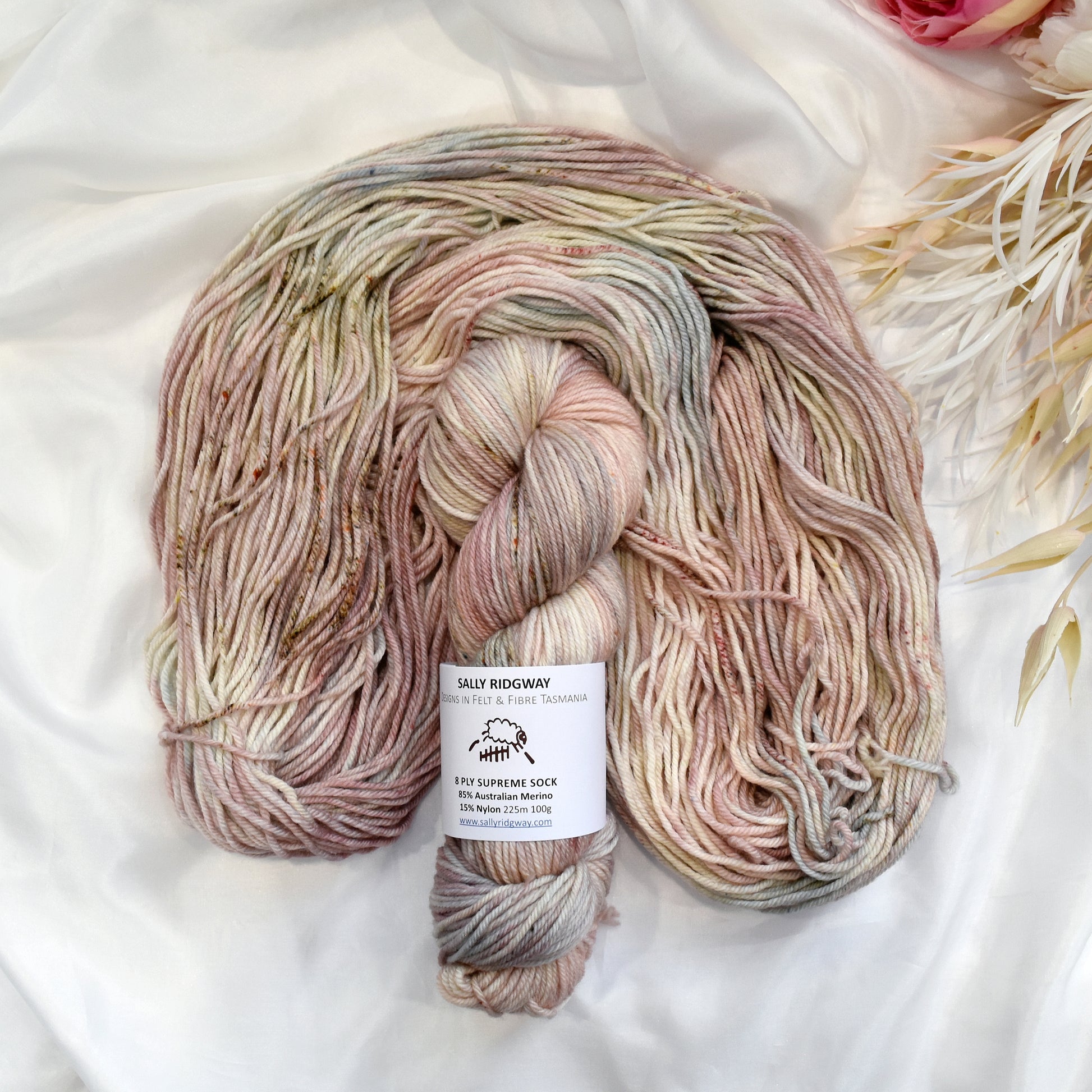8 Ply Supreme Sock in Chantilly| 8 Ply Supreme Sock | Sally Ridgway | Shop Wool, Felt and Fibre Online