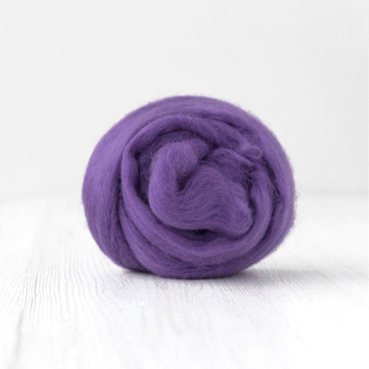DHG Merino Wool Combed Top - Violet| DHG Wool Tops | Sally Ridgway | Shop Wool, Felt and Fibre Online