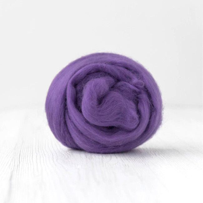 DHG Merino Wool Combed Top - Violet-DHG Wool Tops-1-100 g-Sally Ridgway Designs in Felt &amp; Fibre