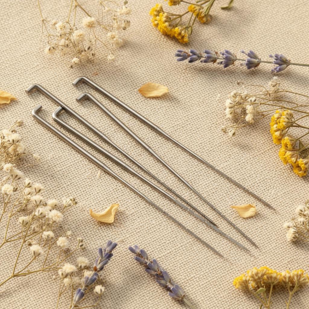 32 Gauge Triangle Felting Needles X 5-Tools-2-5 x 38 Gauge Triangle Needles-Sally Ridgway Designs in Felt &amp; Fibre