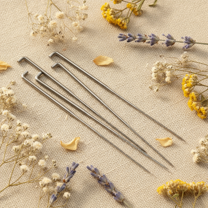 32 Gauge Triangle Felting Needles X 5-Tools-2-5 x 38 Gauge Triangle Needles-Sally Ridgway Designs in Felt &amp; Fibre