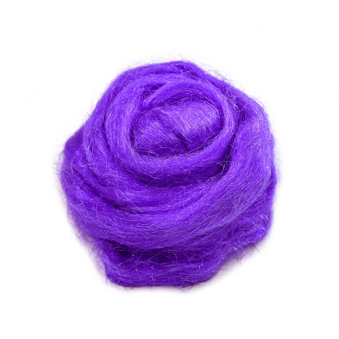 Firestar Fibre Hand Dyed Trilobal Nylon Cyclamen 12618-Firestar Fibre-2-Sally Ridgway Designs in Felt &amp; Fibre