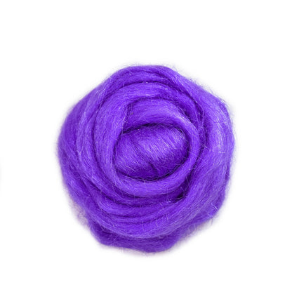 Firestar Fibre Hand Dyed Trilobal Nylon Cyclamen 12618-Firestar Fibre-1-Sally Ridgway Designs in Felt &amp; Fibre