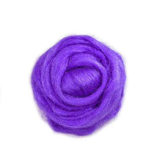 Firestar Fibre Hand Dyed Trilobal Nylon Cyclamen 12618-Firestar Fibre-1-Sally Ridgway Designs in Felt &amp; Fibre