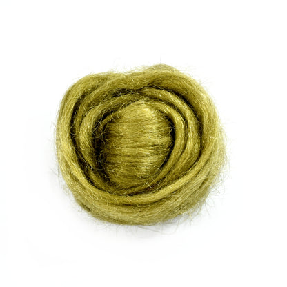 Firestar Fibre Trilobal Nylon Hand Dyed Olive Grove-Firestar Fibre-1-20 grams-Sally Ridgway Designs in Felt &amp; Fibre