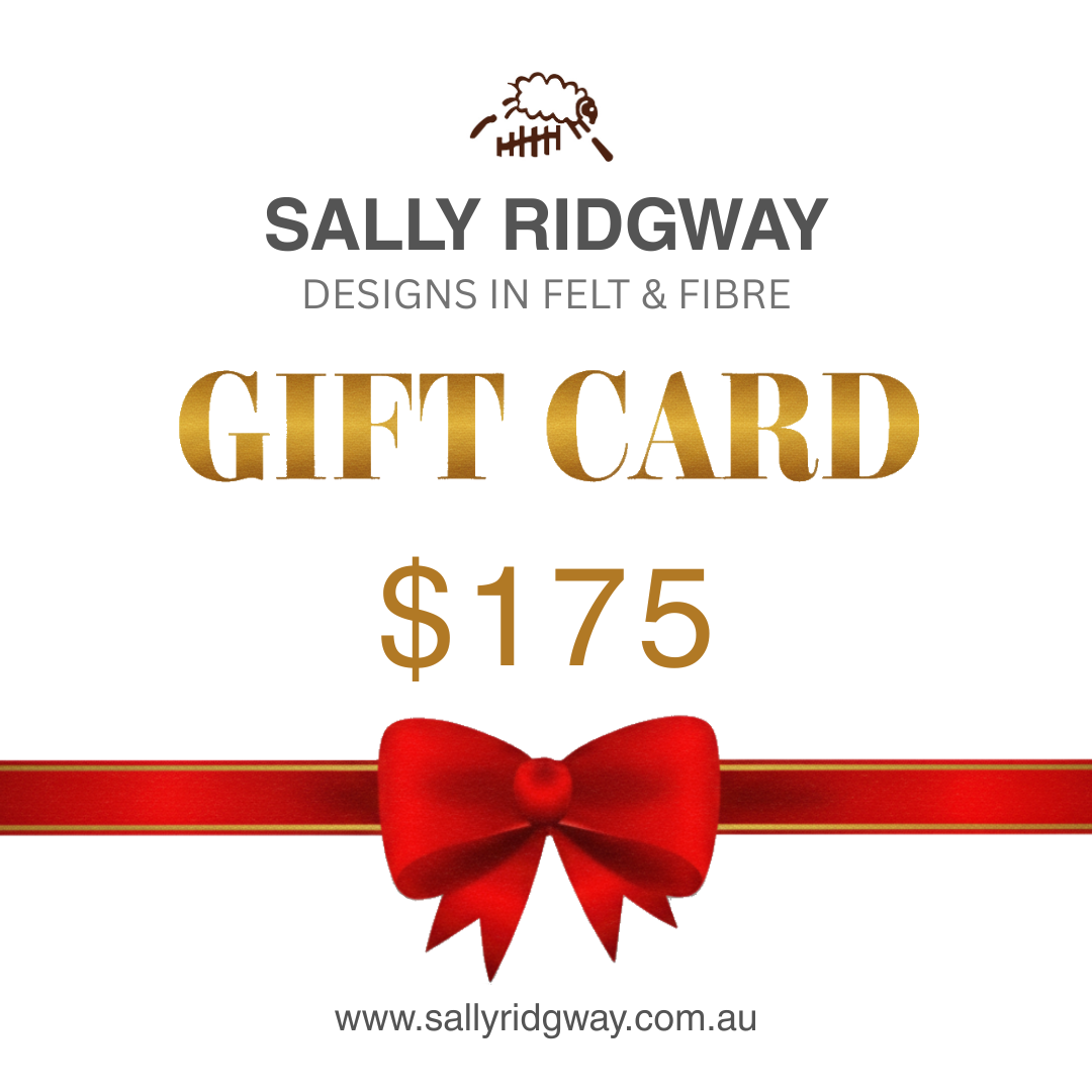 Yarn and Fibre Stash Building Gift Card $175| Gift Card | Sally Ridgway | Shop Wool, Felt and Fibre Online