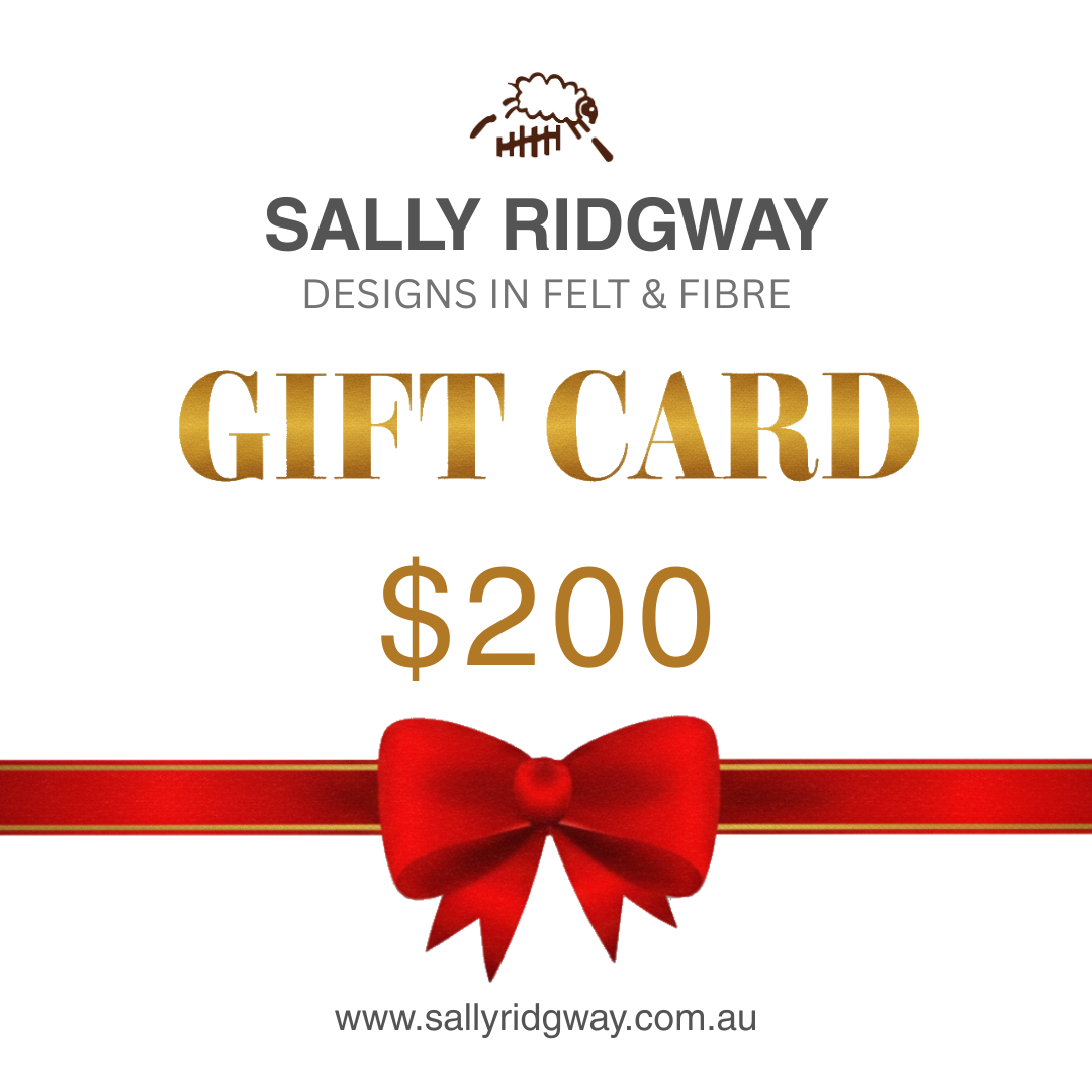 Yarn and Fibre Stash Building Gift Card $200-Gift Card-1-$200-Sally Ridgway Designs in Felt &amp; Fibre