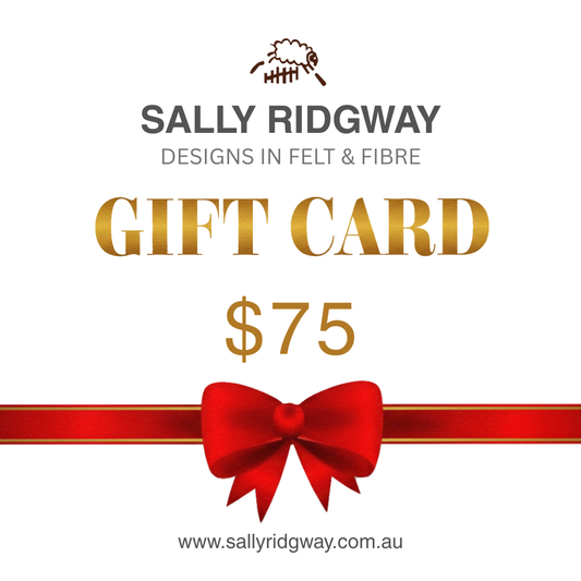 Yarn and Fibre Stash Building Gift Card $75| Gift Card | Sally Ridgway | Shop Wool, Felt and Fibre Online