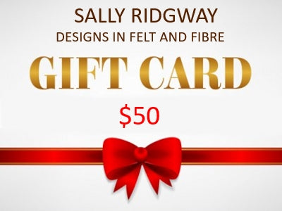 Yarn and Fibre Stash Building Gift Card $50| Gift Card | Sally Ridgway | Shop Wool, Felt and Fibre Online