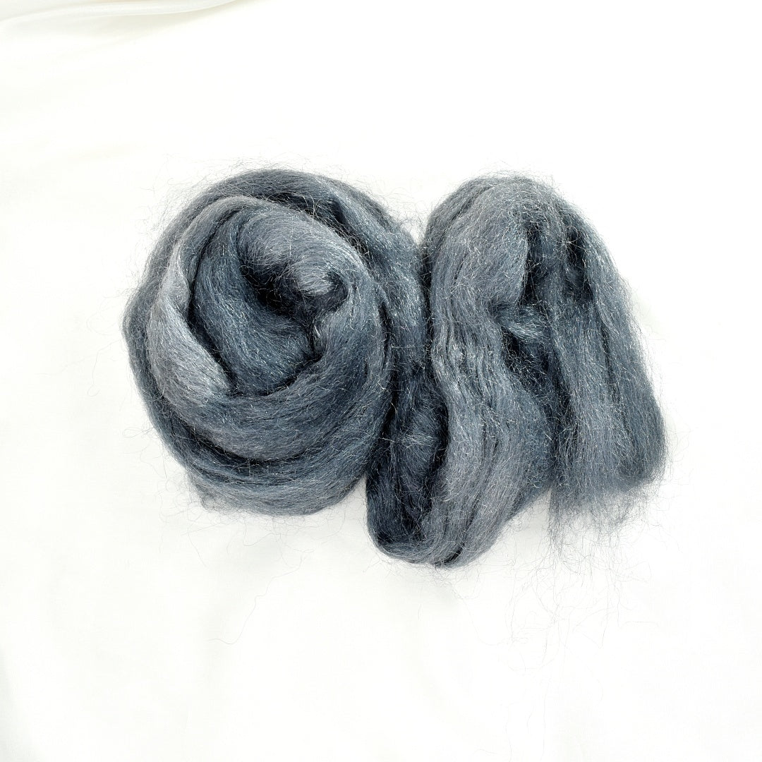 Firestar Fibre Hand Dyed Trilobal Nylon Coal Mine| Firestar Fibre | Sally Ridgway | Shop Wool, Felt and Fibre Online